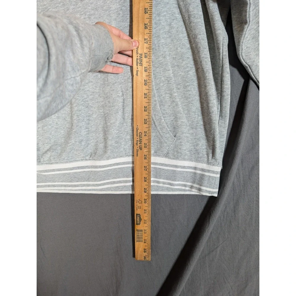 True Religion Collegiate Pullover Hoodie Mens 2XL 1TG Grey Embroidered‎ Logo